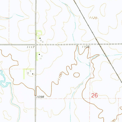 United States Geological Survey Dougherty, IA (1972, 24000-Scale) digital map