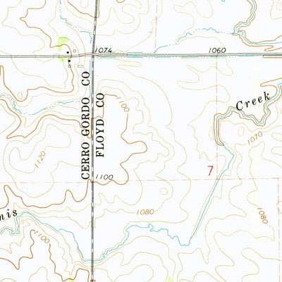 United States Geological Survey Dougherty, IA (1972, 24000-Scale) digital map