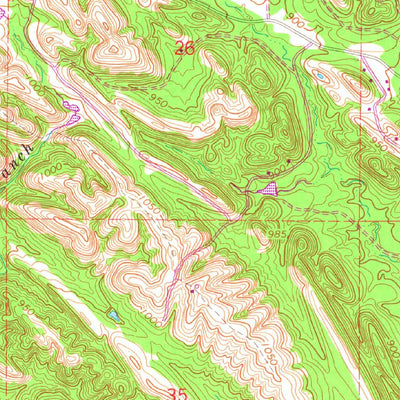 United States Geological Survey Dougherty, OK (1965, 24000-Scale) digital map