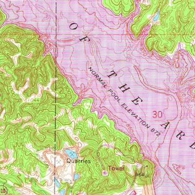 United States Geological Survey Dougherty, OK (1965, 24000-Scale) digital map