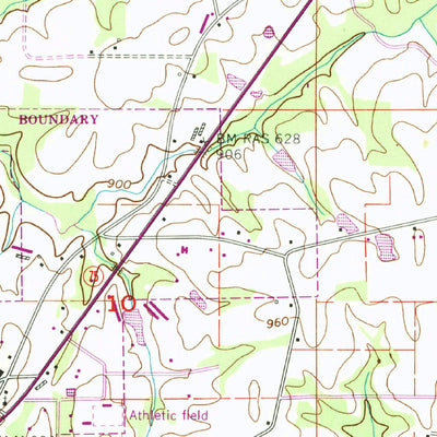 United States Geological Survey Douglas, AL (1958, 24000-Scale) digital map