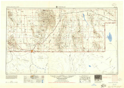 United States Geological Survey Douglas, AZ-NM (1955, 250000-Scale) digital map