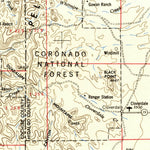 United States Geological Survey Douglas, AZ-NM (1955, 250000-Scale) digital map