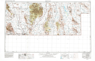 United States Geological Survey Douglas, AZ-NM (1959, 250000-Scale) digital map