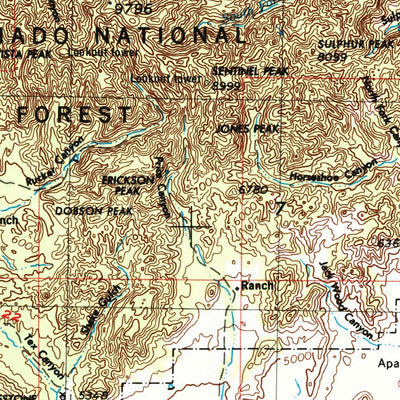 United States Geological Survey Douglas, AZ-NM (1959, 250000-Scale) digital map
