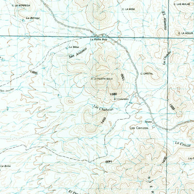 United States Geological Survey Douglas, AZ-NM (1994, 100000-Scale) digital map