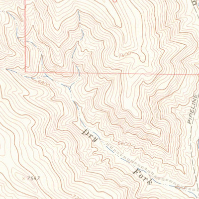 United States Geological Survey Douglas Pass, CO (1964, 24000-Scale) digital map
