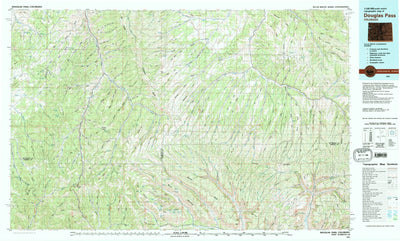 United States Geological Survey Douglas Pass, CO (1981, 100000-Scale) digital map