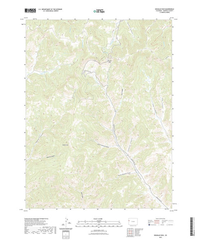 United States Geological Survey Douglas Pass, CO (2022, 24000-Scale) digital map