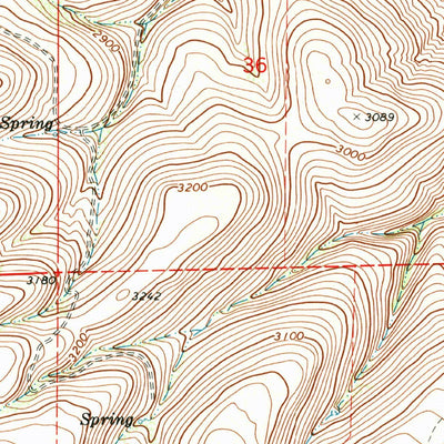 United States Geological Survey Douglas, WA (1968, 24000-Scale) digital map