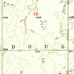 United States Geological Survey Douglas West, ND (1956, 24000-Scale) digital map
