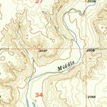 United States Geological Survey Douglas West, ND (1956, 24000-Scale) digital map