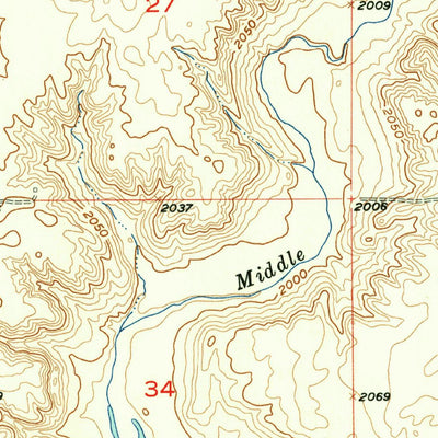 United States Geological Survey Douglas West, ND (1956, 24000-Scale) digital map