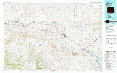 United States Geological Survey Douglas, WY (1981, 100000-Scale) digital map