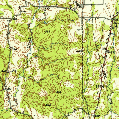 United States Geological Survey Douglass, TX (1952, 62500-Scale) digital map