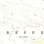 United States Geological Survey Dourine Canyon, AZ (1966, 24000-Scale) digital map