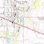 United States Geological Survey Dove Creek, CO (1964, 24000-Scale) digital map