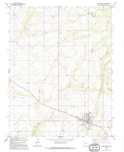 United States Geological Survey Dove Creek, CO (1994, 24000-Scale) digital map