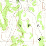 United States Geological Survey Dove Spring SE, AZ (1982, 24000-Scale) digital map