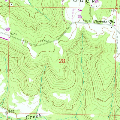 United States Geological Survey Dover, AR (1961, 24000-Scale) digital map