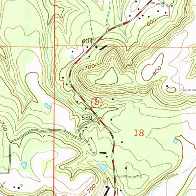 United States Geological Survey Dover, AR (1993, 24000-Scale) digital map
