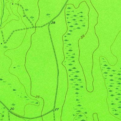 United States Geological Survey Dover Bluff, GA (1961, 24000-Scale) digital map