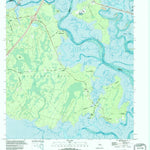 United States Geological Survey Dover Bluff, GA (1993, 24000-Scale) digital map