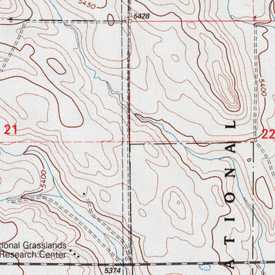 United States Geological Survey Dover, CO (1997, 24000-Scale) digital map