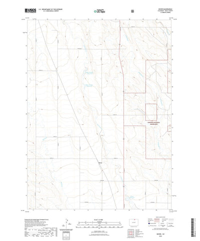 United States Geological Survey Dover, CO (2022, 24000-Scale) digital map