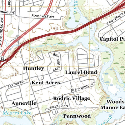 United States Geological Survey Dover, DE (2019, 24000-Scale) digital map