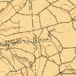United States Geological Survey Dover, DE-MD-NJ (1899, 125000-Scale) digital map