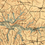 United States Geological Survey Dover, DE-MD-NJ (1899, 125000-Scale) digital map