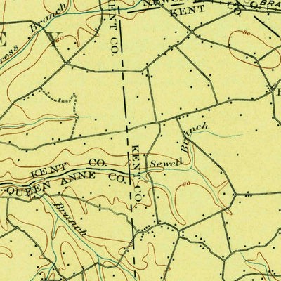United States Geological Survey Dover, DE-MD-NJ (1906, 125000-Scale) digital map