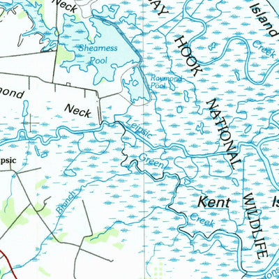 United States Geological Survey Dover, DE-NJ-MD (1984, 100000-Scale) digital map