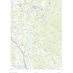 United States Geological Survey Dover East, NH (2021, 24000-Scale) digital map