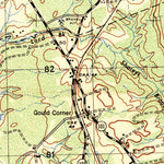 United States Geological Survey Dover East, NH-ME (1950, 25000-Scale) digital map