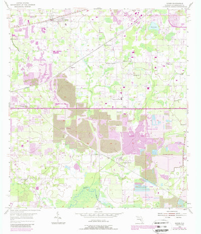 United States Geological Survey Dover, FL (1955, 24000-Scale) digital map