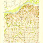 United States Geological Survey Dover, MO (1951, 24000-Scale) digital map
