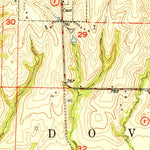 United States Geological Survey Dover, MO (1951, 24000-Scale) digital map