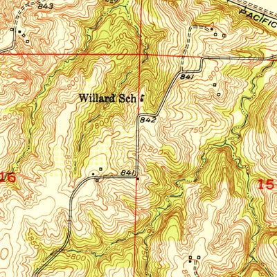 United States Geological Survey Dover, MO (1951, 24000-Scale) digital map