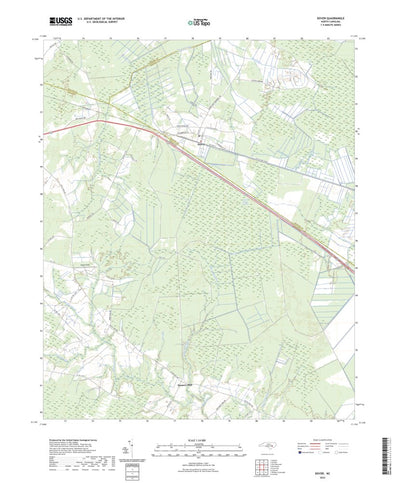 United States Geological Survey Dover, NC (2022, 24000-Scale) digital map