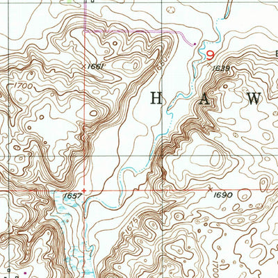 United States Geological Survey Dover, ND (1951, 24000-Scale) digital map