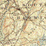 United States Geological Survey Dover, NH-ME (1918, 62500-Scale) digital map