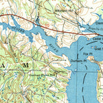 United States Geological Survey Dover, NH-ME (1941, 62500-Scale) digital map