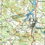 United States Geological Survey Dover, NH-ME (1941, 62500-Scale) digital map