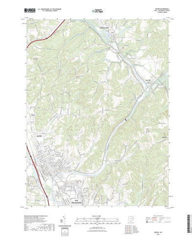 United States Geological Survey Dover, OH (2023, 24000-Scale) digital map