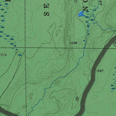 United States Geological Survey Dover, WI (1979, 24000-Scale) digital map