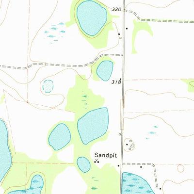 United States Geological Survey Doverel, GA (1973, 24000-Scale) digital map