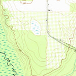 United States Geological Survey Doverel, GA (1973, 24000-Scale) digital map