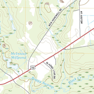 United States Geological Survey Dovesville, SC (2020, 24000-Scale) digital map